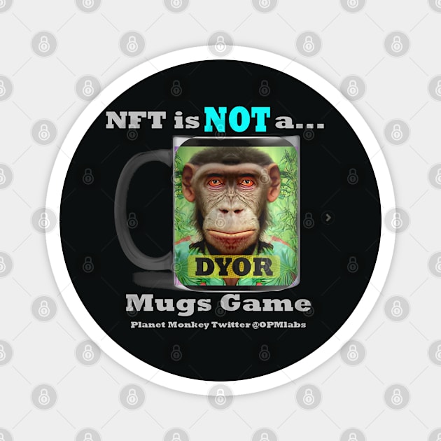 Funny Bored Ape Crypto NFT Meme Magnet by PlanetMonkey